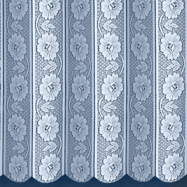 White lace blind panel
